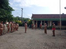 Apel Perdana Dengan Plt Lurah